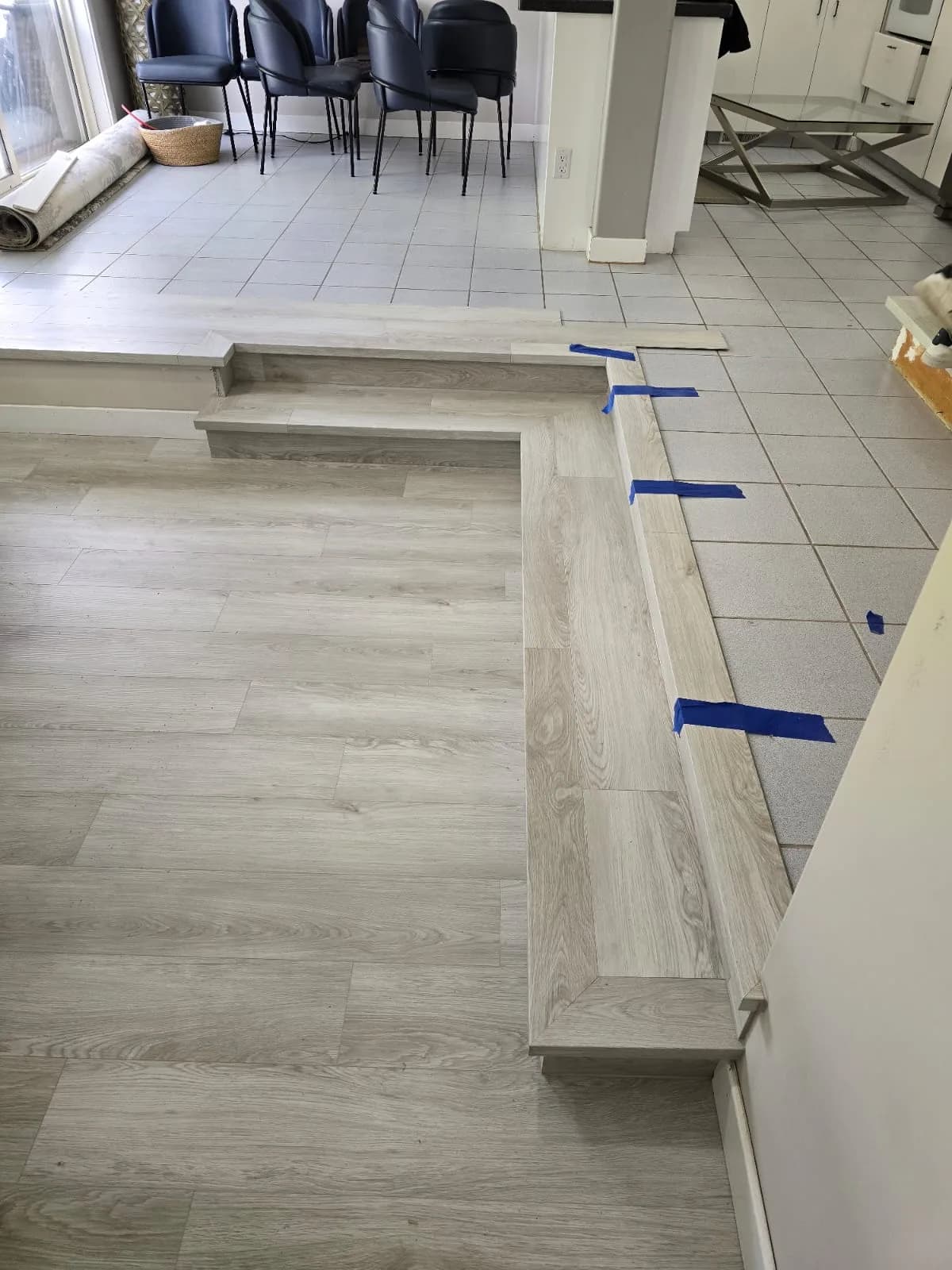 Luxury Vinyl Plank (LVP) Home Renovation in Calgary
